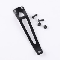 Black Stainless Steel Flashlight Pocket Clip Black Stainless Steel Flashlight Pocket Clip