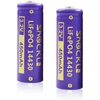 Shockli 14430 IMR 450mAh - Button Top Shockli 14430 IMR 450mAh - Button Top