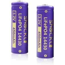 Shockli 14430 IMR 450mAh - Button Top