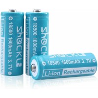 Shockli 18500 IMR 1600mAh - Button Top Shockli 18500 IMR 1600mAh - Button Top