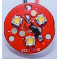 (3) CREE XP-G2 S4 5D LEDs on NOCTIGON 3XP COPPER MCPCB