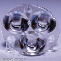 10511 Carclo Lens - 3-UP Frosted Narrow Spot Optic 10511 Carclo Lens - 3-UP Frosted Narrow Spot Optic