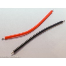 22 AWG Wires - 50mm Pair - Pre-Stripped & Pre-Tinned